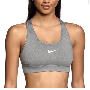 Nike Pro gray sports bra